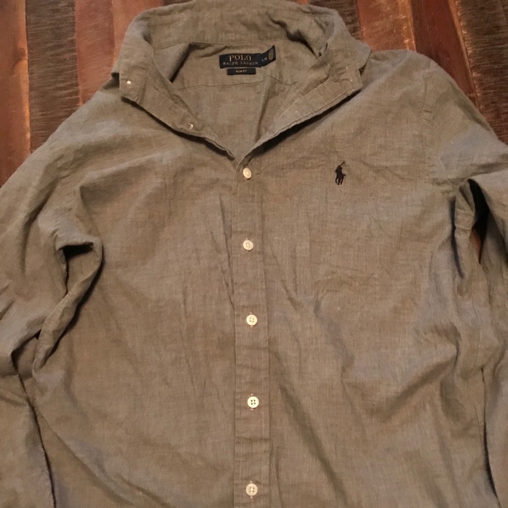ralph lauren long sleeve button down